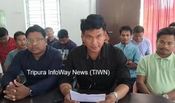 Fight among BJP and Tipra Motha over construction works in ADC ; Bishramganj TTAADC Sub-Zonal Chairman warns BJP