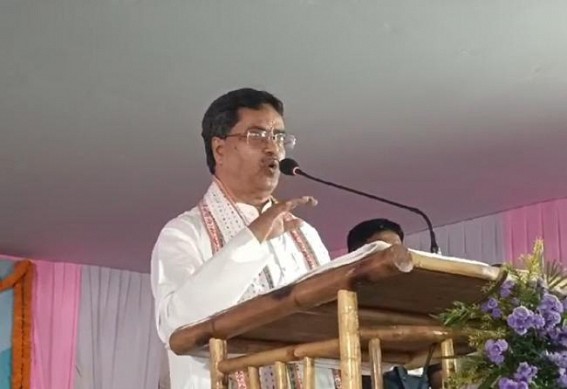 ‘Can’t you see the development in Tripura, when the flight is landing in the Evening’ ? : Tripura CM targets Oppositions and received Claps from the audience 