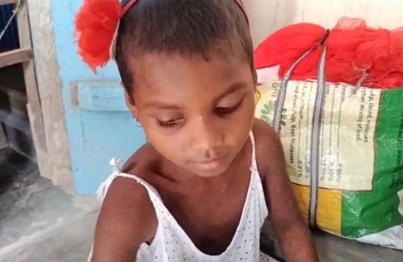 Little girl was found in Udaipur ; suspected to be abandoned by her parents 