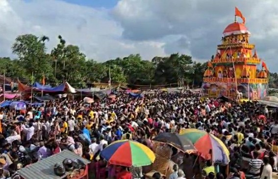 Melaghar's Vibrant Ratha Yatra Festival Attracts Thousands