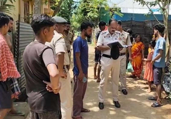 Daring Theft in Garage: Residents of Bishalghar on High Alert