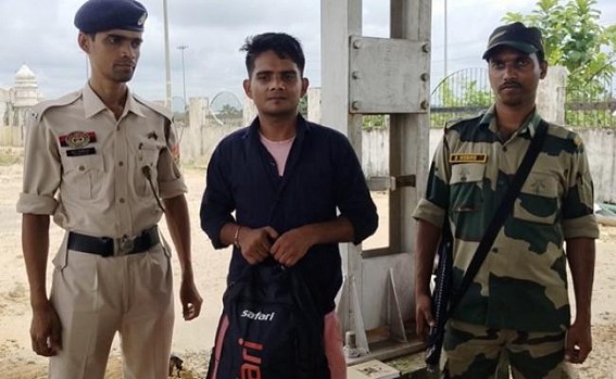 Young Man Arrested with Ganja at Udaipur Railway Station