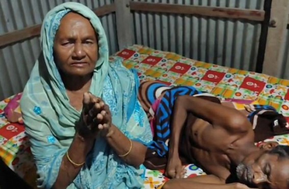 Mother appeals for Government Help as his son is bedridden with Cancer and her Daughter-in-Law is suffering from critical Kidney disease