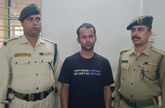 11-year-old girl was Raped : Amtali Police Arrested the Accused Person from Hapania area 