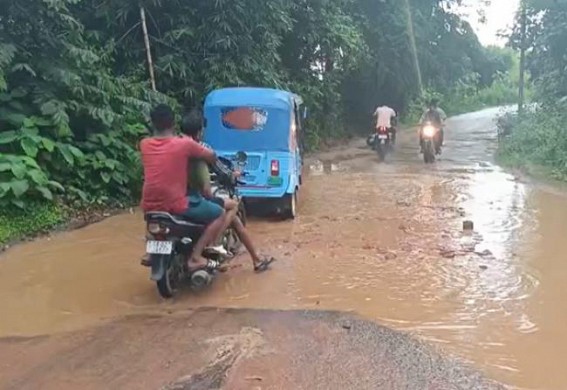 Fatikroy-Kanchanbari Road in Deplorable Condition 