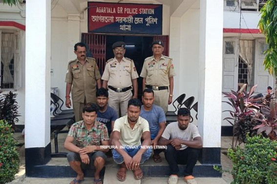 Police Arrested 5 Indian Touts, 1 Bangladeshi in joint operations