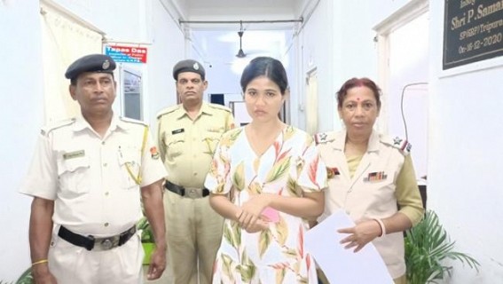 Ganja Smuggling: GRP Police Arrested a Woman with 21 KG Dry Ganja from Agartala Rail Station