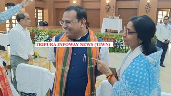 BJP MLA Kishore Barman takes oath as Cabinet Minister