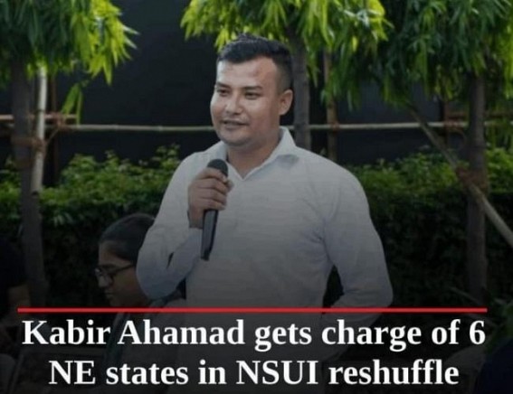 Congress Party Appoints New NSUI Incharge for Tripura and Northeast