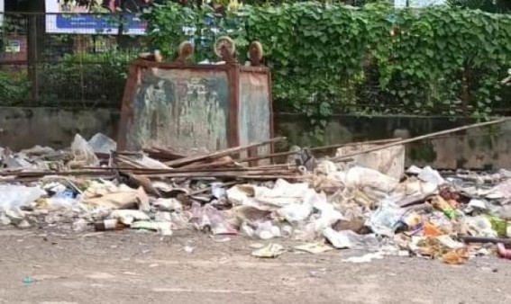 Trash Piles and Stench Plague Agartala's 48th Ward