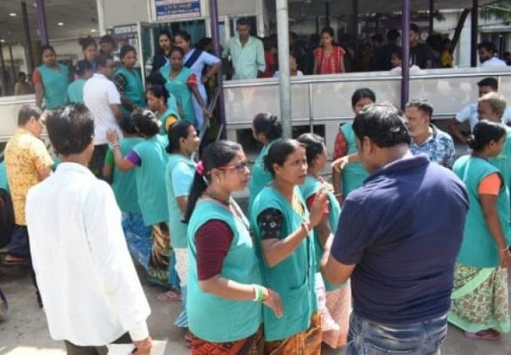 IGM Hospital Chaos: Sanitation Workers Clash with New Contractors