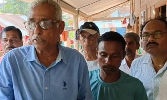 Left MLA Team Visits Family of Murdered Woman in Mirza