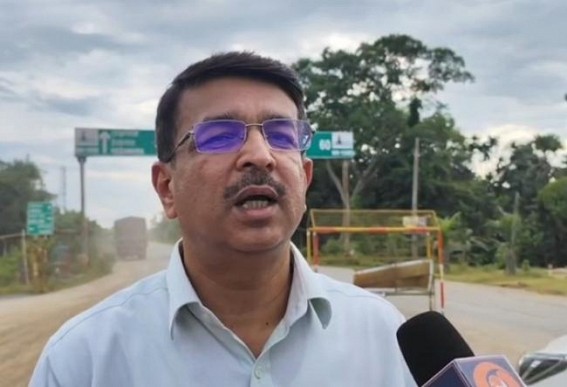 NHIDCL MD Inspects Dilapidated National Highways in Khowai