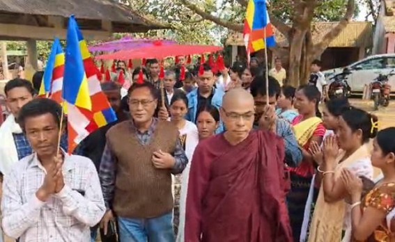 Tripura Opposition Leader To Spend His MLA Fund for Bodh Vihar Community Hall Inauguration 