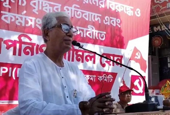 Manik Sarkar slams BJP Govt over people’s extreme steps like mass-suicide to fight poverty