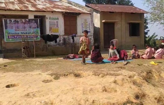 Teachers' Shortage in Tripura schools : Teachers using Loud Speakers to teach entire school in Udaipur