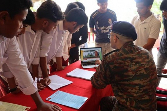 Indian Army takes initiative to motivate Tripura's Youth for Agnipath scheme