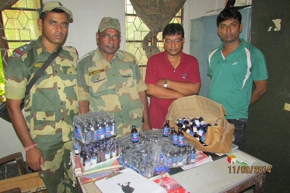 SDM Sonamura, BSF, Police joint team conduct raids : Seizes contraband worth Rs. 1.42 Lakhs