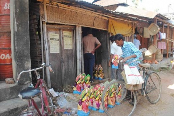 Kamalpur : High Price rise of Puja items brings misery