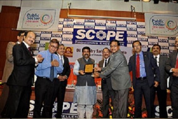 ONGCâ€™s Tripura Asset bagged â€˜Best Onshore Assetâ€™ award