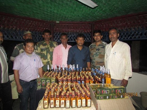 Sonamura : Massive raid led by SDM, BSF seizes illegal items worth Rs 28 lakhs