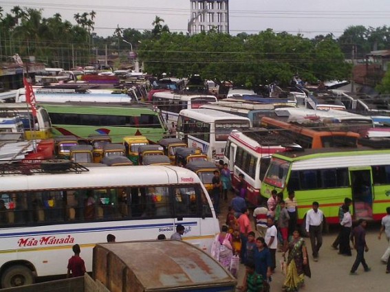 TMSU members clash at Udaipur, stall long range buses in Agartala-Sabroom route, admn intervenes to restore normalcy