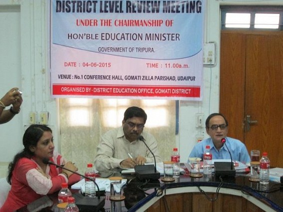 Review meet held on the development of Education System at Gomati District: Few schools might be permanently closed