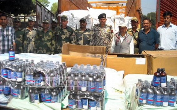 65,000 phensedyl bottles seized from Bodhjungnagar by Customs  & Central Excise, BSF joint team