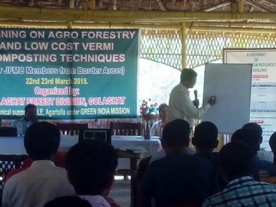 Training Programme on Agro Forestry and Vermi-composting Techniques held in Golaghat Forest Division