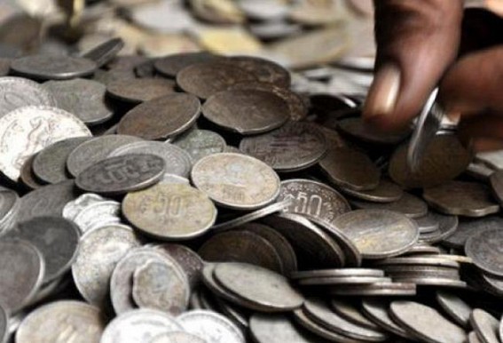 Shortage of coins: People in distress  
