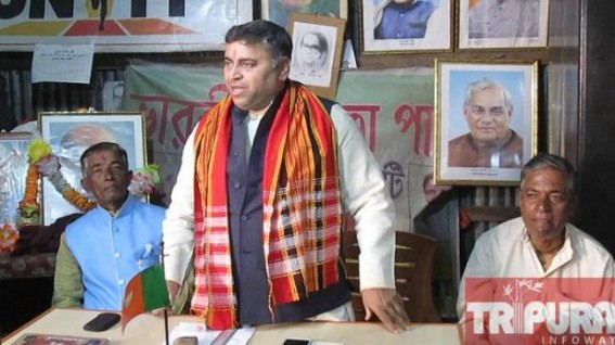 Sunil Deodhar arrives in Tripura: BJP launches 'Maha Sampark Abhiyan'
