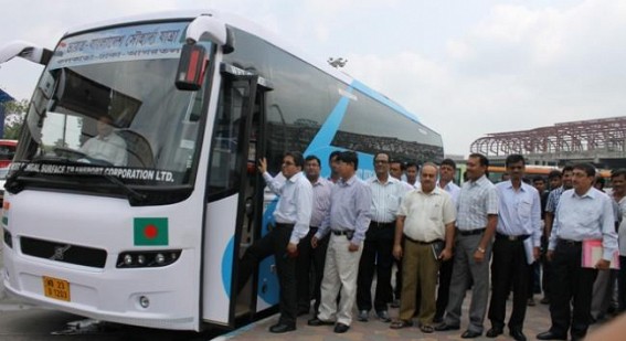 Tripura all set to receive Kolkata trial run bus at Akhaura, 18 members team arriving