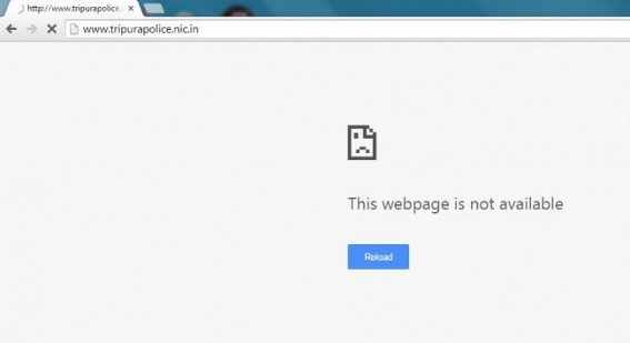 Much hyped  CCTNS, Tripura Police website crashed  after inauguration : DGP has no clue; Lack of technical expertise plagues Police Dept