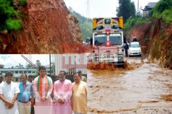 Assam BJP Govt's action on dilipidated NH-44: PWD minister takes initiative for the renovation, work will begin soon, says Tripura BJP President Biplab Deb