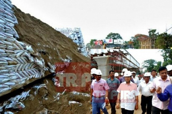 CPI-Mâ€™s preference over blacklisted  companies for Flyover-construction itself is a question on 'Quality' : PWD Minister on his maiden visit to construction site stressed upon maintaining the Quality(?) of the work, Project Head talks to TIWN