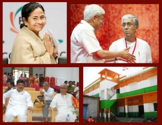 Congress-CPI-M coalition jolted the Congress supporters in Tripura : Congress Bhawan might turn into TMC Bhawan at Kamalpur 