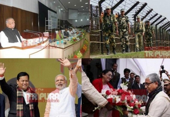 Assam CM asks BSF to expedite sealing of Indo-Bangla border : BD Minister asked Tripura Govt to seal border soon to strengthen  Indo-Bangla relation 