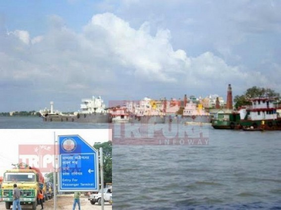 Tripura cut off from all means of transportation, Bangladesh's Ashuganj river port is the only way of transportation of goods, transit facility to develop trade between Bangladesh and India through waterways