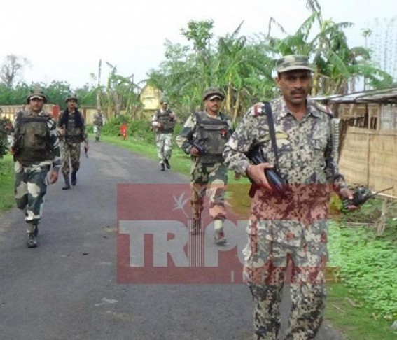 Poor border fencing infrastructure giving rise to illegal intrusion to the land of Tripura from Bangladesh, state security put on high alert, role of Tripura Govt in question
