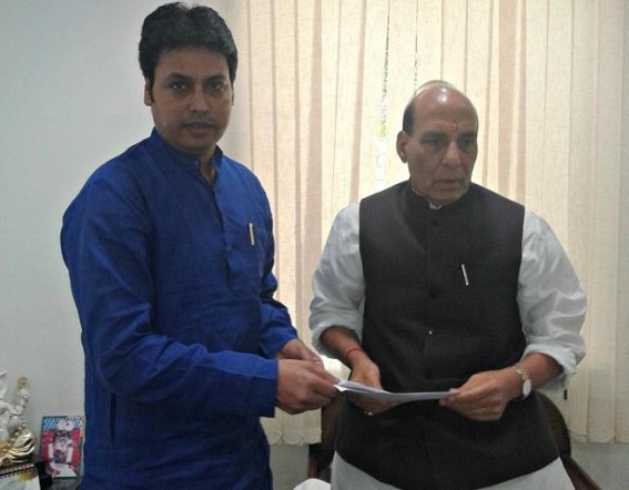 Tripura BJP Chiefâ€™s frequent Delhi visits to address Tripura issues or to meet his Delhi based wife ? Biplab Deb shy to attack Manik Sakar openly, even CPI-M Secretary Bijan Dhar mocked â€˜If a cat dies in town, Biplab Deb complains to Rajnath Singh'