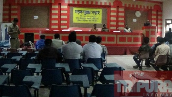 â€˜Slow drive, long liveâ€™ : awareness programme on Road-week 2016 held at Kalyanpur 