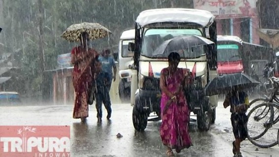 Rain wreaks havoc : Sudden climatic change in Tripura caused losses in business  