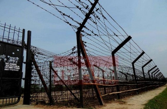 Bangladeshi smugglers cut Indo-Bangla border wire-fencing at Dharmanagar; influx of Islamic terrorist elements, massive rise in robbery, phensedyl smuggling : Negligence of BSF,Police disrupts Border peace, Police officials talk to TIWN 