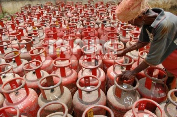 Tripura reels under LPG crisis : Black-market brokerage raised cooking gas price upto Rs. 3000/-