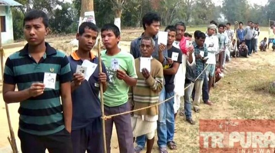 Amarpur bi-election: Security tighten for vote counting on Feb 16