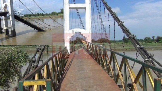 Four years old Hanging Bridge collapsed in Manik's Golden era