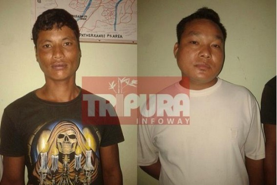 2 Bru terrorist leaders nabbed in Tripura : around 60 Mizo-Tripura terrorists names exposed, accused produced before Karmganj court on Friday 