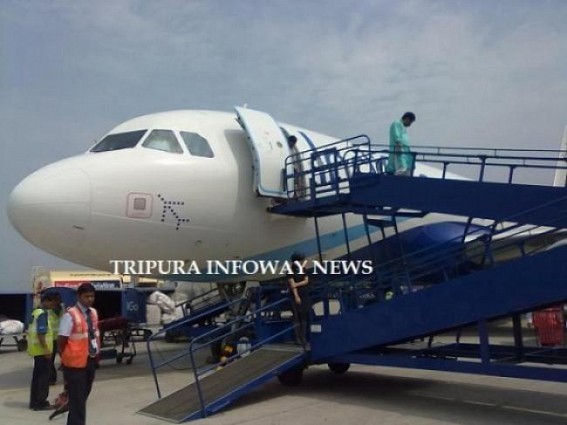 Flight fare continues to haunt people with it sky rocketing price of air tickets, people continue to suffer with crippled transport system in Tripura