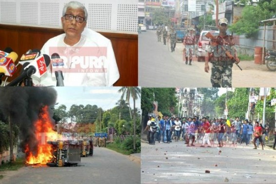 CPI-Mâ€™s Political game : Tripura CM wakes up after 48 hours of IPFT violence, blames other political parties, orders namesake investigation within next 1 month, questions arise why Administration allowed unruly IPFT to hold rally ? 