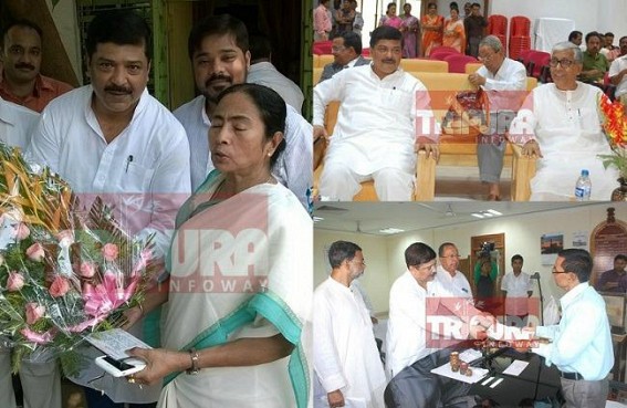 â€˜Opportunity to kick-out CPI-M, lets make it count â€˜ says Mamata to Team Sudip ; TMC Mega Rally to be held third week of June at Agartala; Mamata assures of full support from West Bengal leadership 